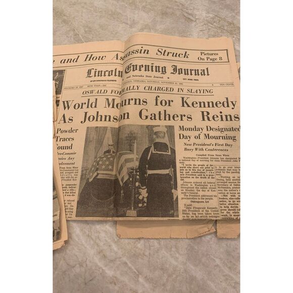 John Kennedy Newspapers - Picture 2 of 3